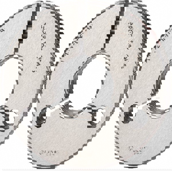 Threaded Ring Gage: 1-12 Thread, UNF, Class 3A, Go & No Go